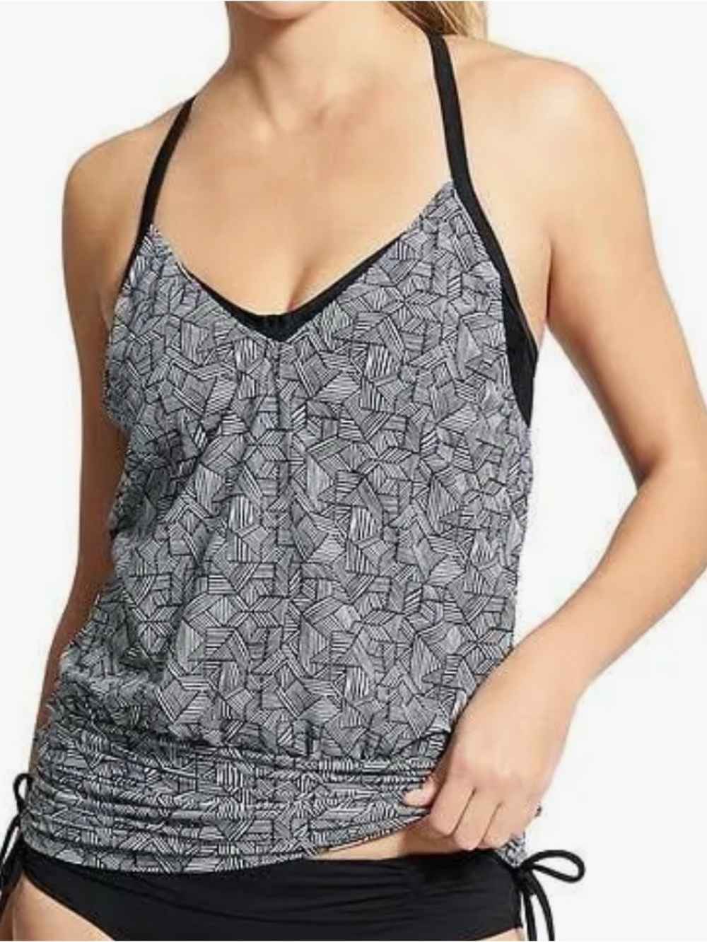 Laguna Side Scrunch Tankini Top from Athleta
